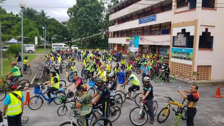 Bunus Fun Cycle in Sungai Bunus Retention Pond