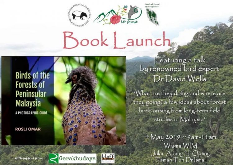 Malaysian Nature Society’s “Birds of The Forests of Peninsular Malaysia” Photographic Guide Book Launched at TTDI