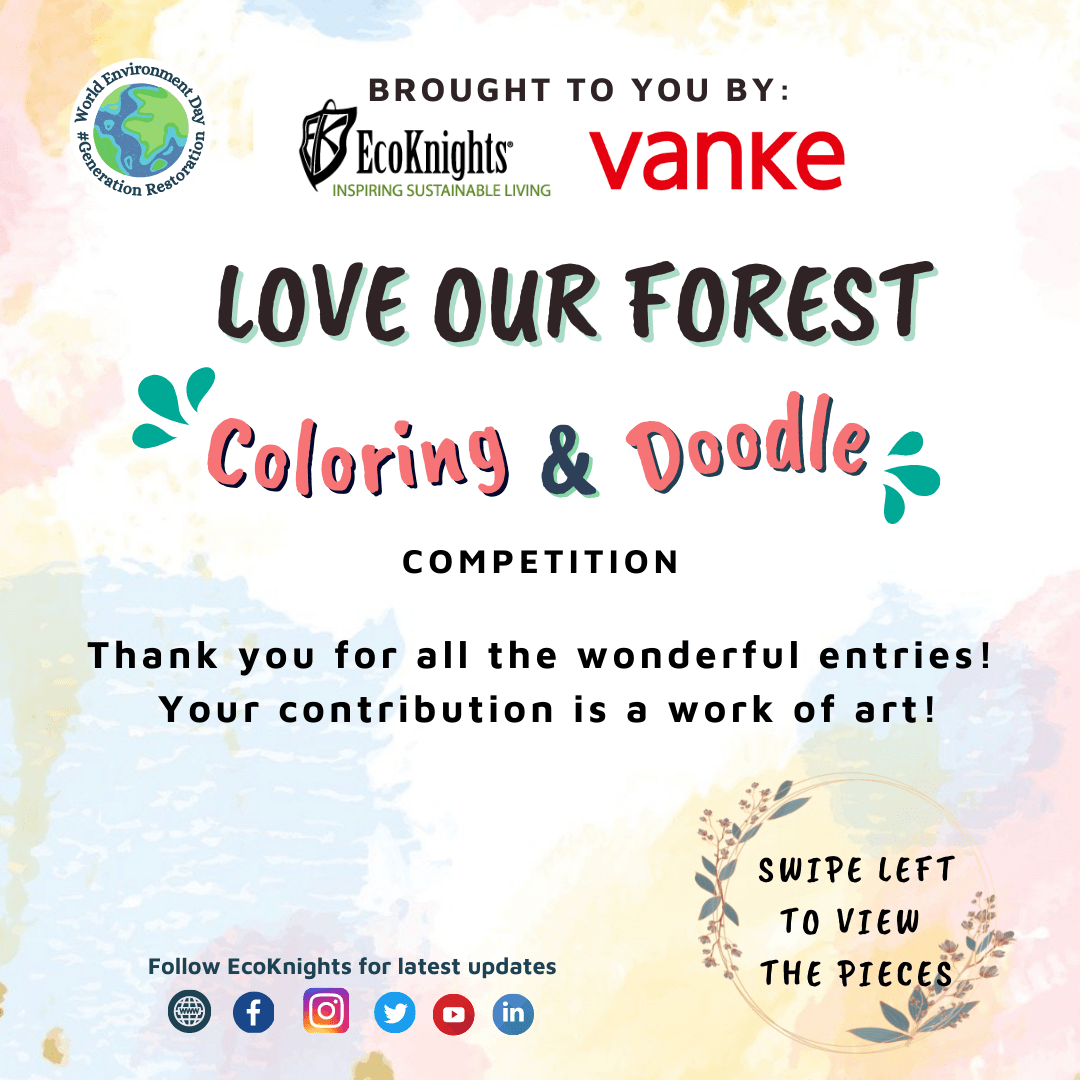 World Environment Day: “Love Our Forest” Digital Art Competition by EcoKnights and Vanke Malaysia